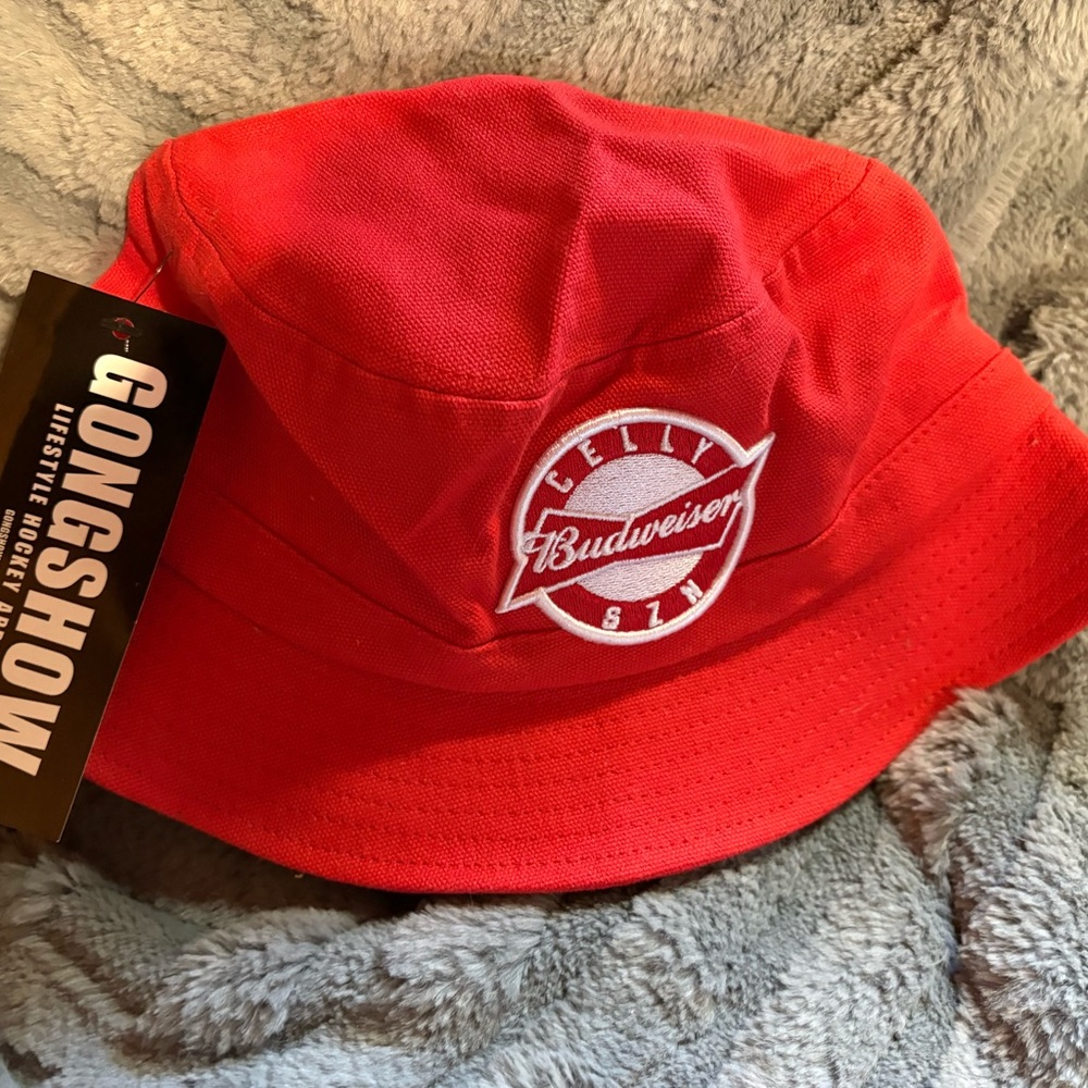 Budweiser Red Celly Bucket Hat